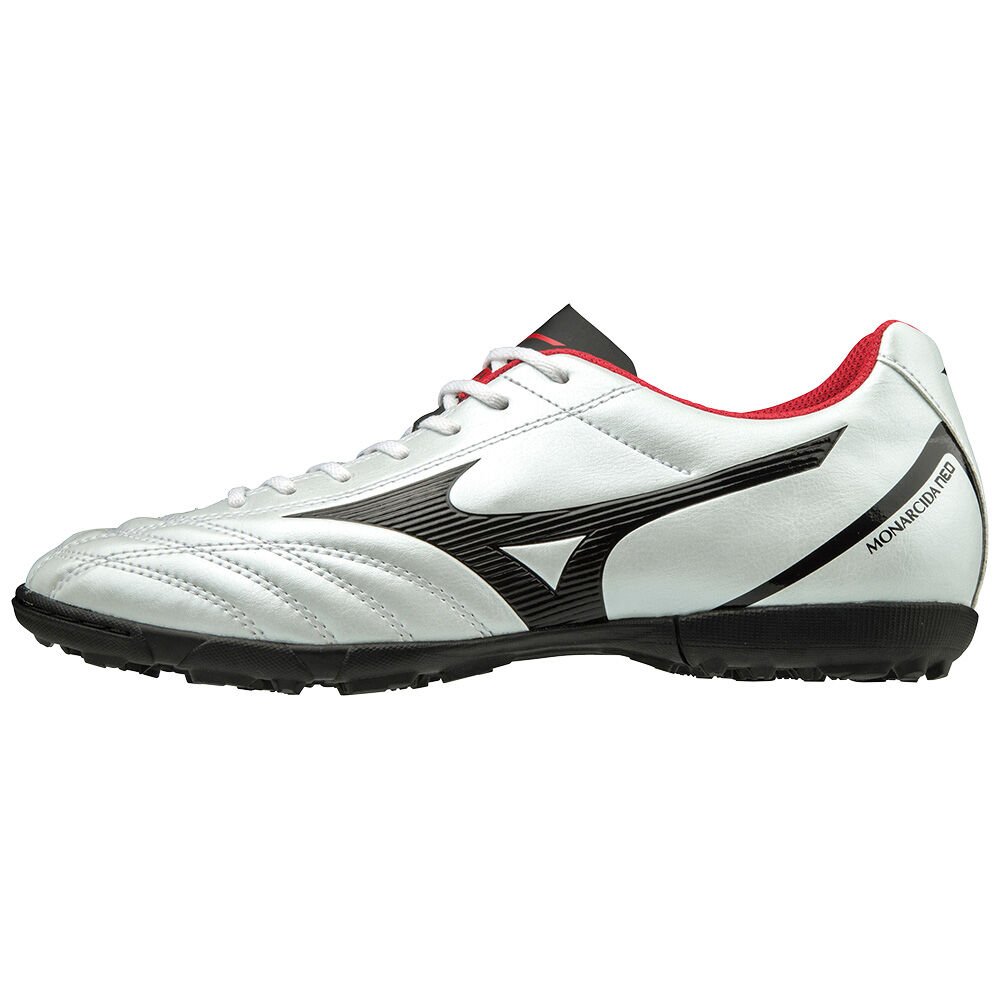 Chuteiras Mizuno Monarcida Neo Select AS - Mulher - Branco/Pretas/Vermelhas - TRVIQ8620